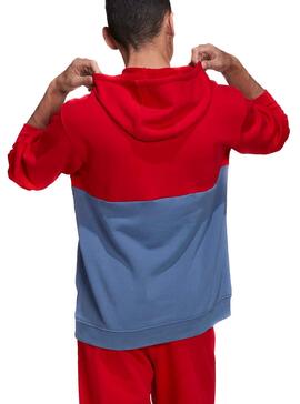 Sweatshirt Adidas Sliced Trefoil Rot für Herren