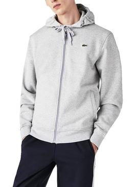 Jacke Lacoste Sport Silber Grau für Herren