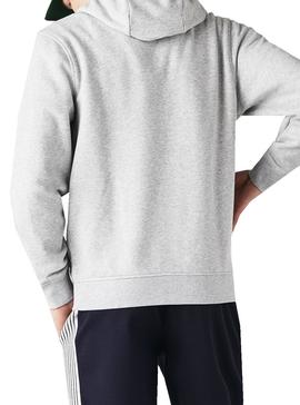 Jacke Lacoste Sport Silber Grau für Herren