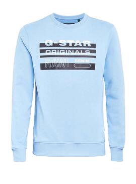 Sweatshirt G-Star Originals Blau für Herren