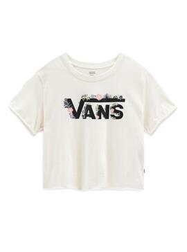 T-Shirt Vans Blozzom Roll out Weiss für Damen