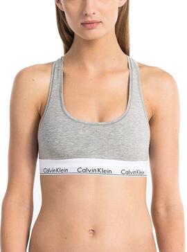 Bralette Calvin Klein Grey Woman