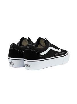 Sneaker Vans Old Skool Plattform Schwarz