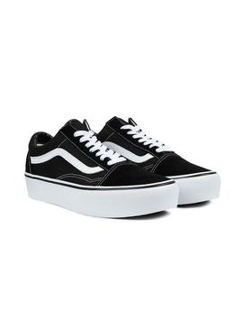 Sneaker Vans Old Skool Plattform Schwarz