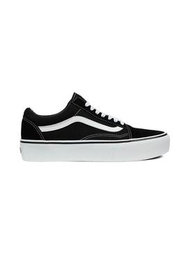 Sneaker Vans Old Skool Plattform Schwarz