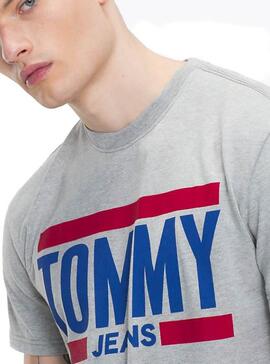 T-Shirt Tommy Jeans Essential Gray