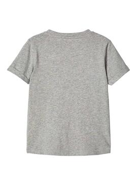 T-Shirt Name It Fakko Grau für Junge