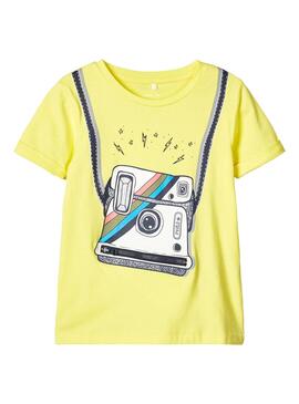 T-Shirt Name It Fakko Gelb für Junge