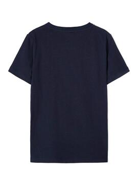 T-Shirt Name It Justin Marineblau für Junge