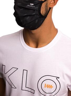 Maske Klout Logo Schwarz für Herren und Damen 