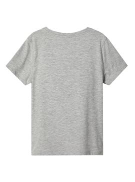 T-Shirt Name It Krister Grau für Junge