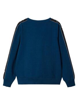 Sweatshirt Name It Kamillon Blau für Junge
