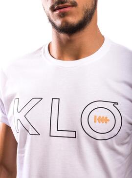 T-Shirt Klout Klo Weiss für Herren