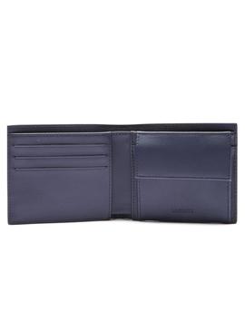 Lacoste Wallet Classic Marine Blau Herren