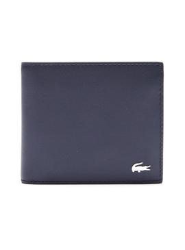 Lacoste Wallet Classic Marine Blau Herren