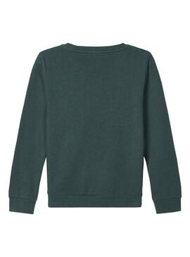 Sweatshirt Name It Lanka Grün für Mädchen