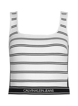 Top Calvin Klein Jeans Knitted Milano Stripe Damen