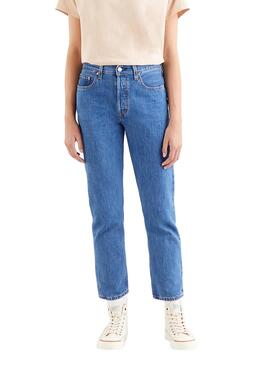 Jeans Levis 501 Crop für Damen