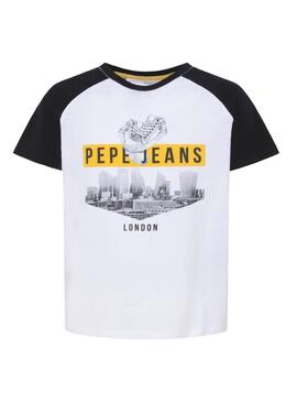 T-Shirt Pepe Jeans Karamo Weiss für  Junge