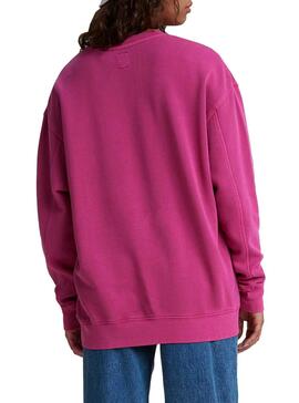 Sweatshirt Levis Snoopy Unbasic Rosa für Damen