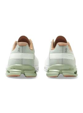 Sneaker On Running Cloud Flow Aloe Weiß Damen