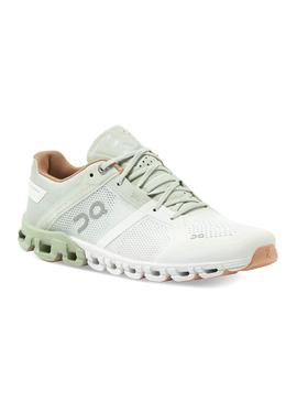 Sneaker On Running Cloud Flow Aloe Weiß Damen