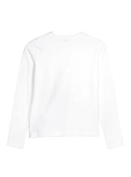 T-Shirt Mayoral Mädchenschal Weiss für Mädchen