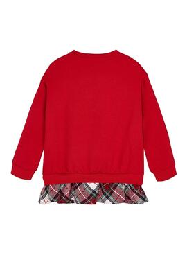 Sweatshirt Mayoral Kombinierter Rot für Mädchen