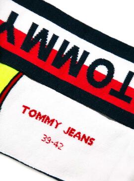 Tommy Jeans Logo Unisex mehrfarbige Socken