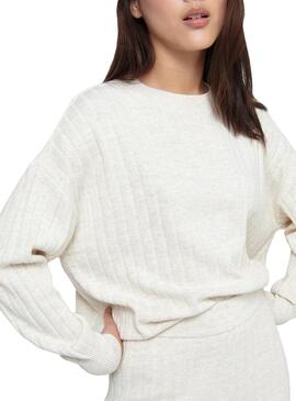 Pullover Only Tessa Textured Beige für Damen