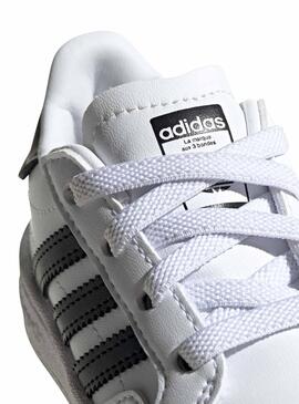 Sneaker Adidas Team Court Mini Weiss für Jungen