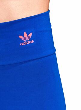 Leggings Adidas Großes Logo Blau für Damen