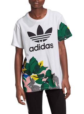 T-Shirt Adidas HER Studio London Weiss Damen