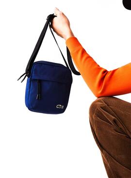 Handtasche Lacoste Vertical Neocroc Blau für Herren