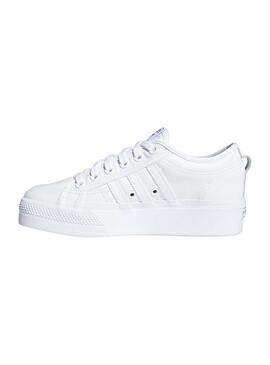 Sneaker Adidas Nizza Plattform Weiss für Damen