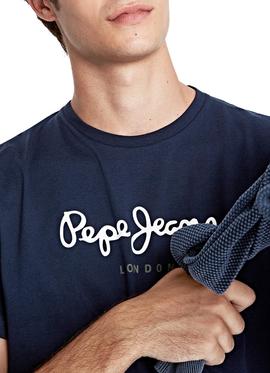 T- Shirt Pepe Jeans Eggo Blau