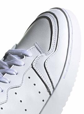 Sneaker Adidas Supercourt Leder Weiss Von Herren