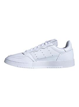 Sneaker Adidas Supercourt Leder Weiss Von Herren