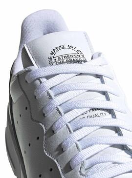 Sneaker Adidas Supercourt Leder Weiss Von Herren