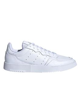 Sneaker Adidas Supercourt Leder Weiss Von Herren