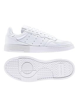 Sneaker Adidas Supercourt Leder Weiss Von Herren