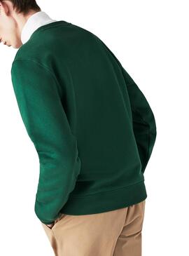 Sweatshirt Lacoste Italic Grün für Herren