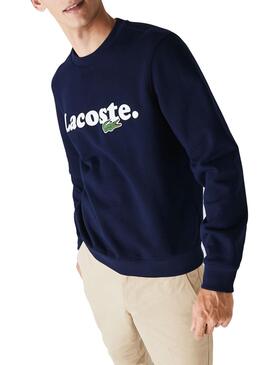 Sweatshirt Lacoste Italic Blau für Herren