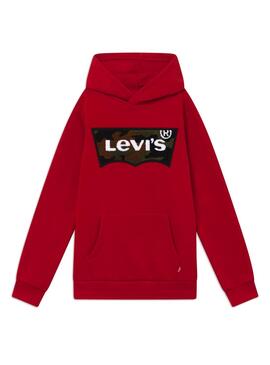Sweatshirt Levis Batwing Camo Rot für Junge