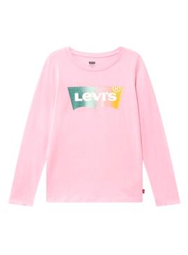 T-Shirt Levis Shadow Rosa für Mädchen