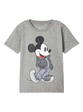 T-Shirt Name It Mickey Grau