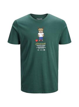 T-Shirt Jack & Jones Dog Grün für Herren