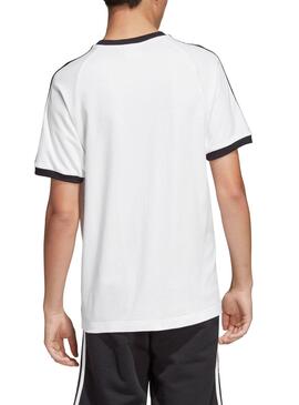 T-Shirt Adidas 3 Stripes White Men