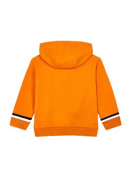 Sweatshirt Mayoral Kapuze Orange Auto für Junge