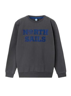 Sweatshirt North Sails Brand Grau für Herren